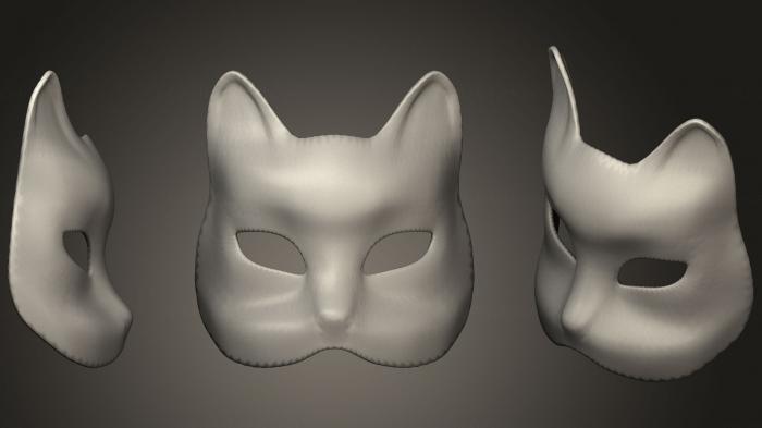 Mask (MS_0234) 3D model for CNC machine